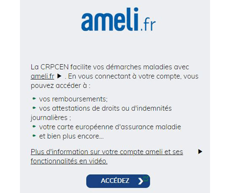 Compte ameli.fr