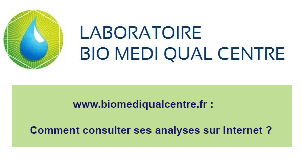 www.biomediqualcentre.fr : Comment consulter ses résultats d'analyses sur Internet ?
