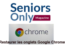 Restaurer les onglets Google Chrome