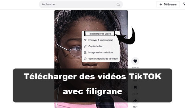 Télécharger des vidéos Tiktok sur PC avec Filigrane