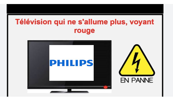 Smart tv Philips ne s'allume plus