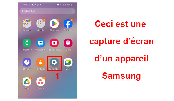 Changer de navigateur par défaut sur Samsung